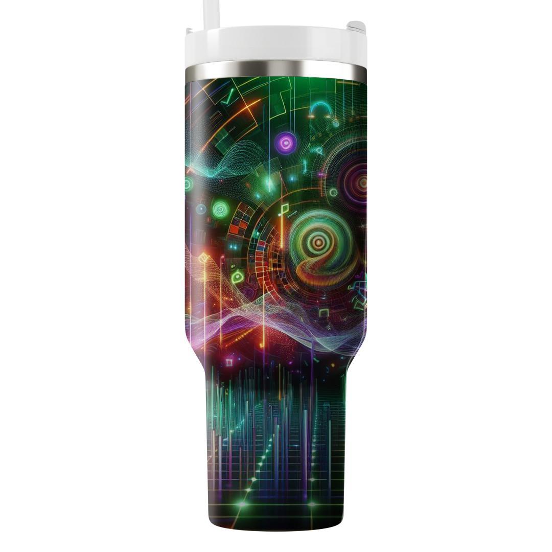 Techno Trance  Decorative Tumblers