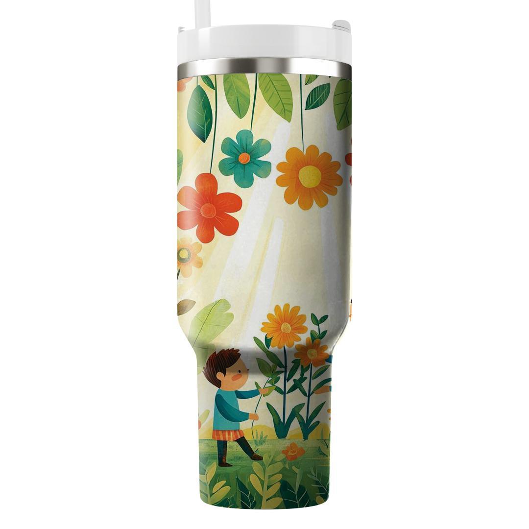 The Garden Of Memories: A Mother’s Love In Full Bloom Tumblers With Lids