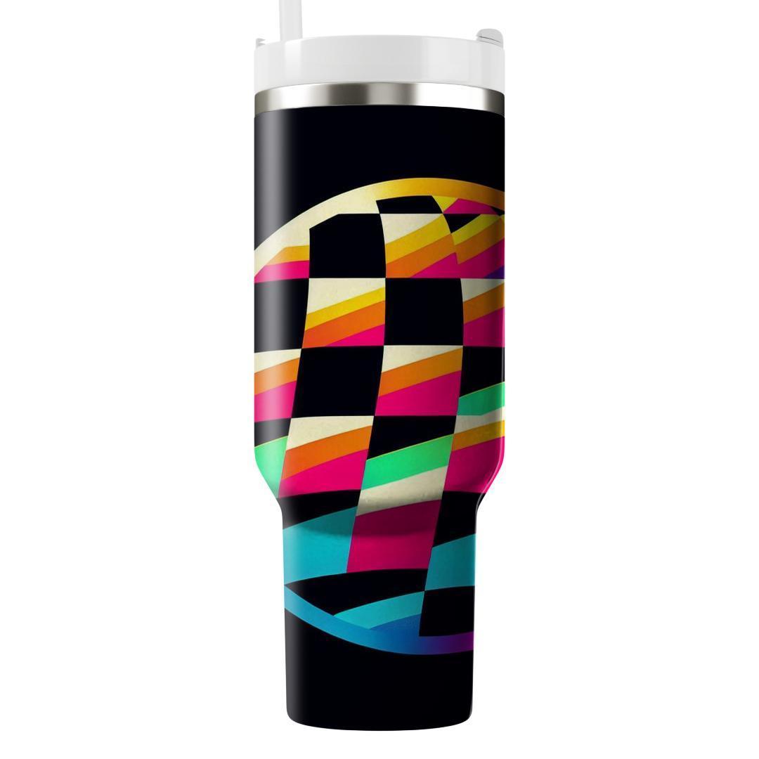 Radical Checkerboard  Insulated Tumblers