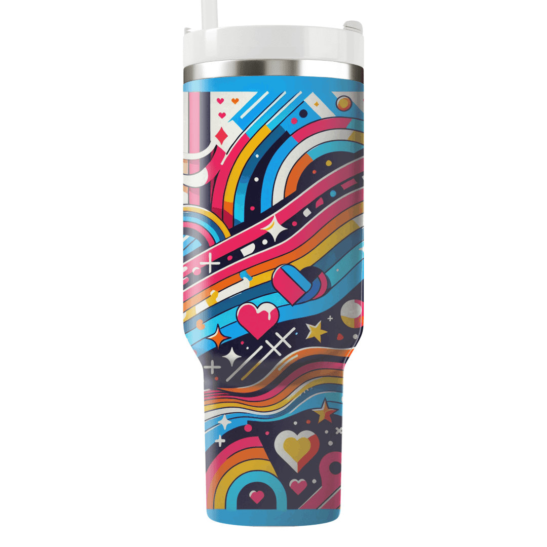 Radical Rainbow  Tumbler Cups