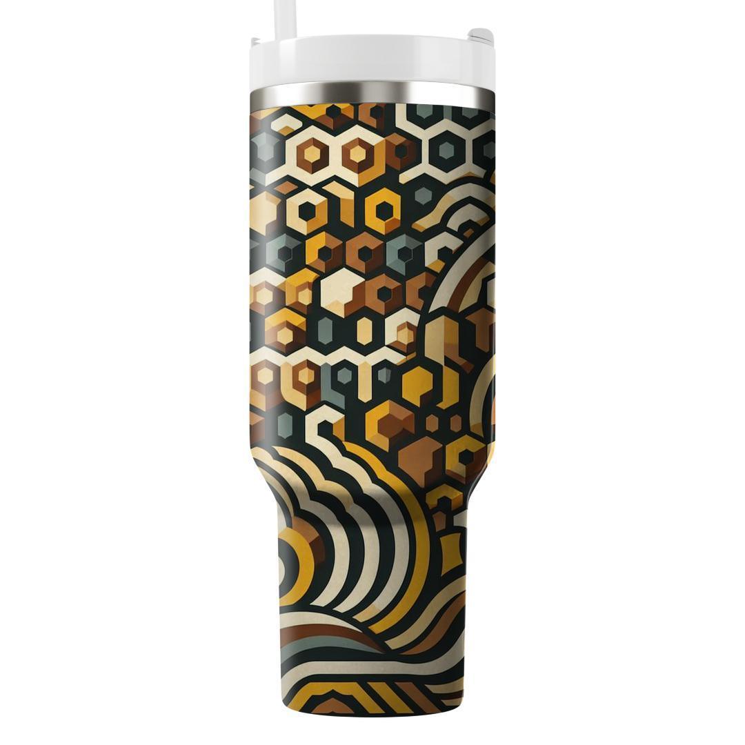 Hexagonal Honeycomb Fusion  Tumblers For Gifts