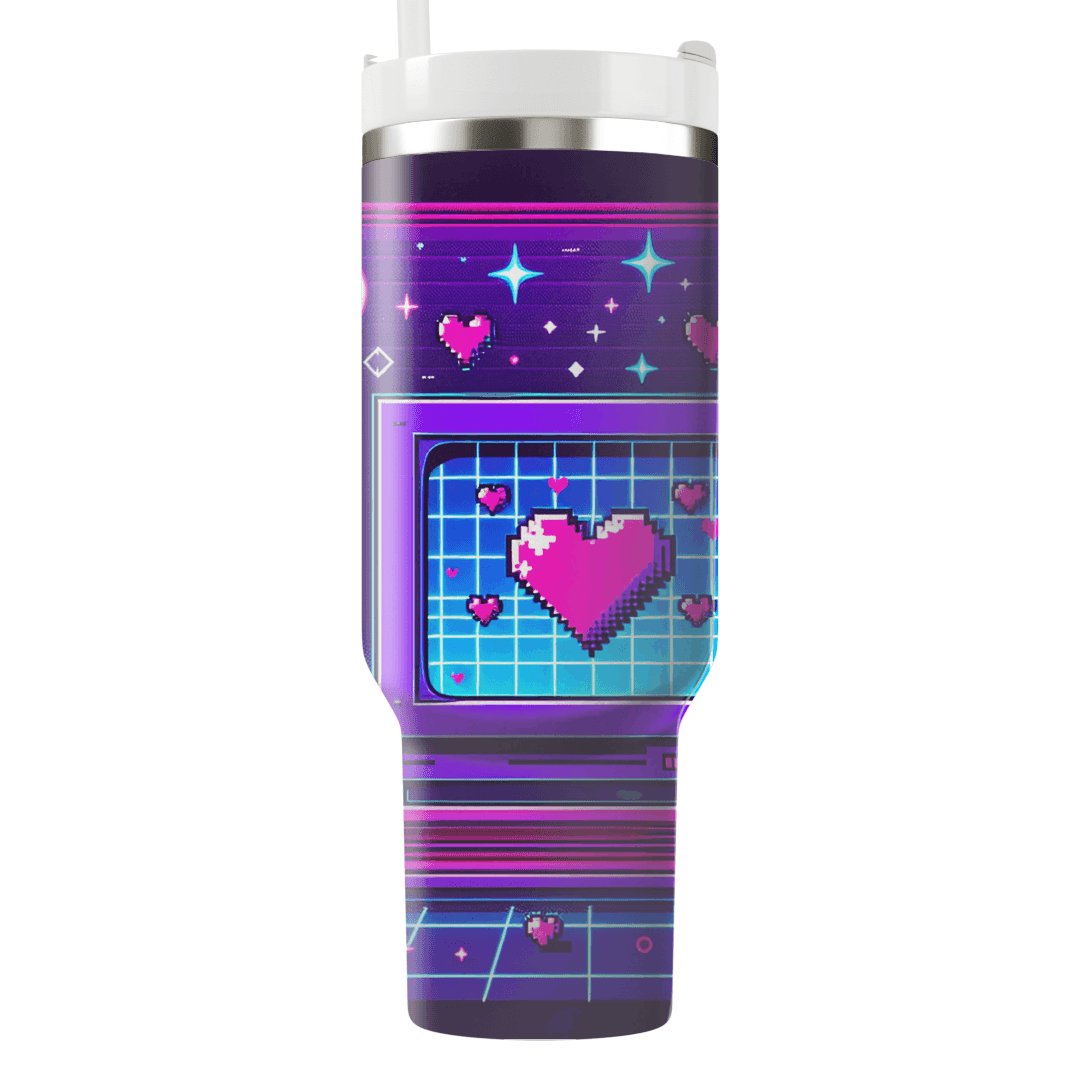 Retro Grid  Tumbler Cups