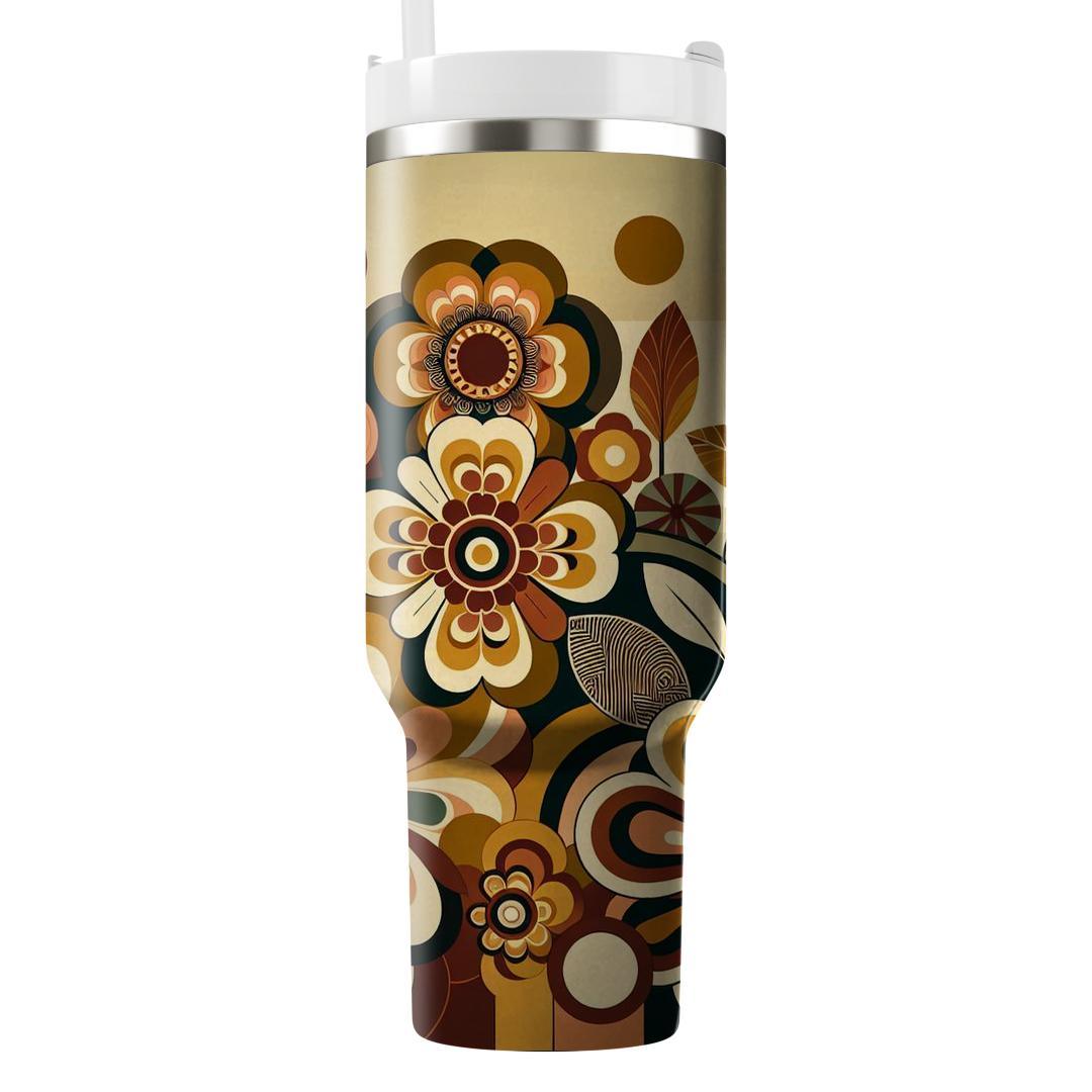 Groovy Flower Fields  Tumbler Cups