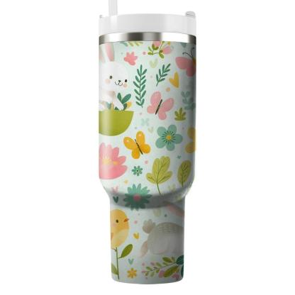 Spring Cheerful Critters  Tumbler Cups