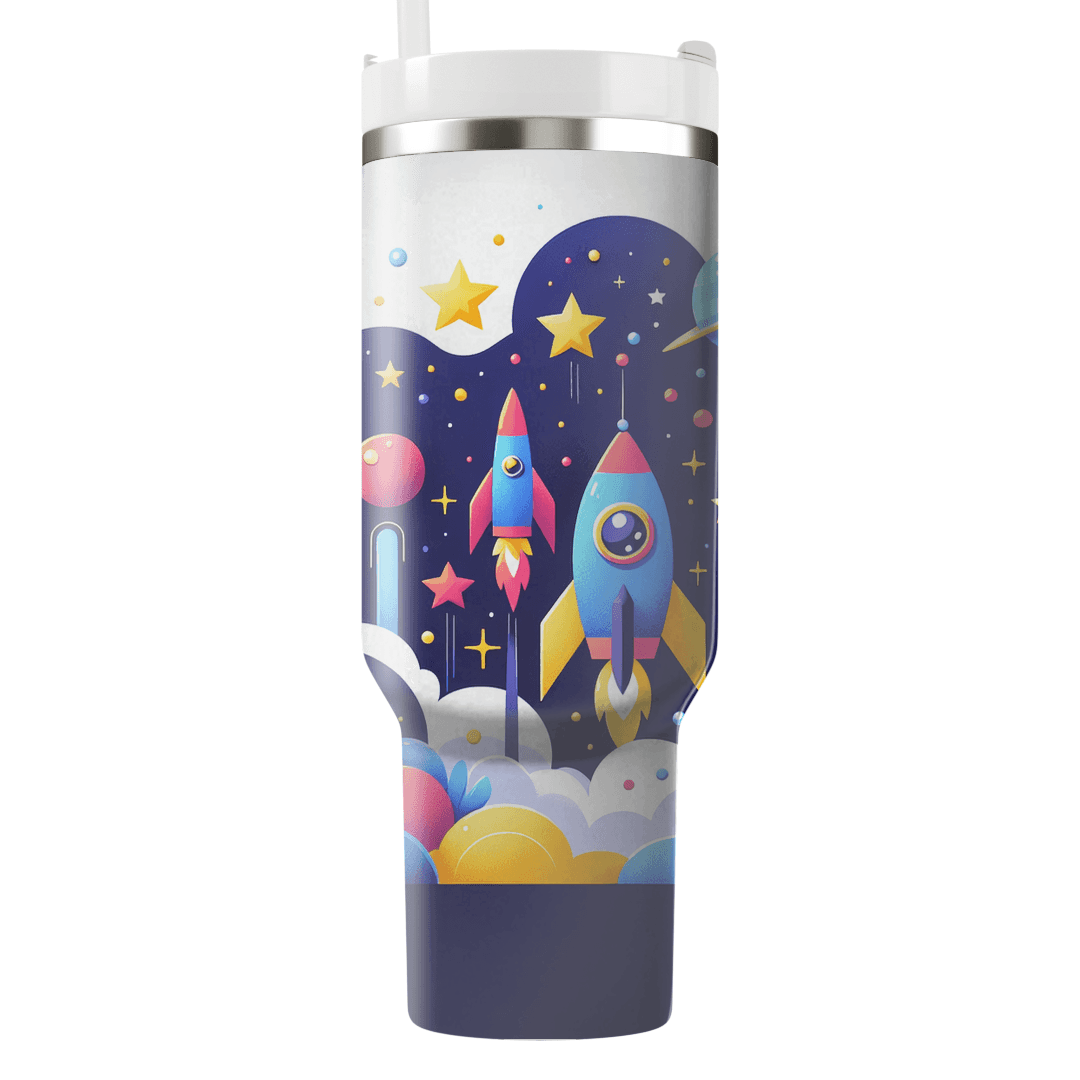 Cosmic Space Adventure Travel Tumblers