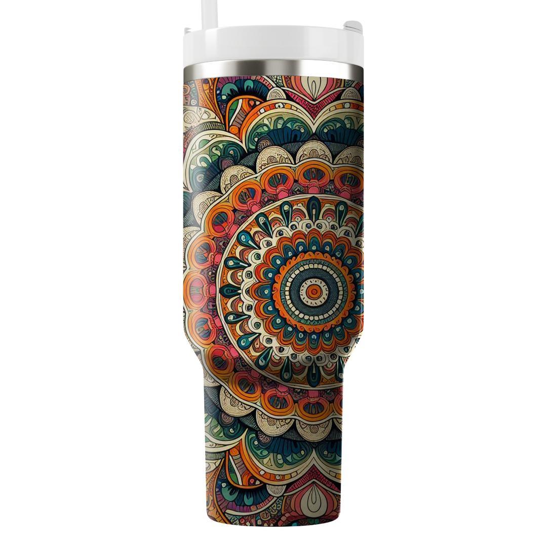 Kaleidoscope Retro Delight  Custom Tumblers