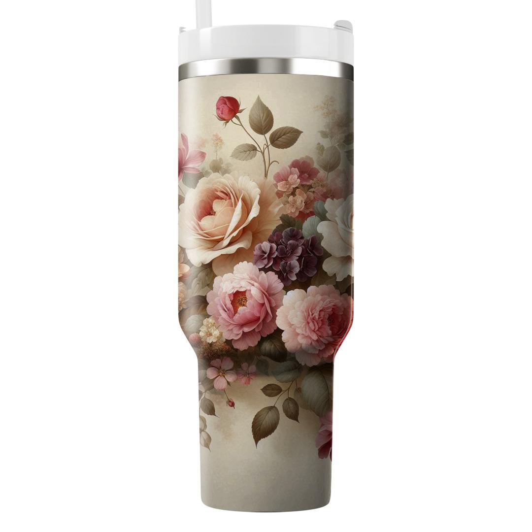 Classic Floral Medley  Decorative Tumblers