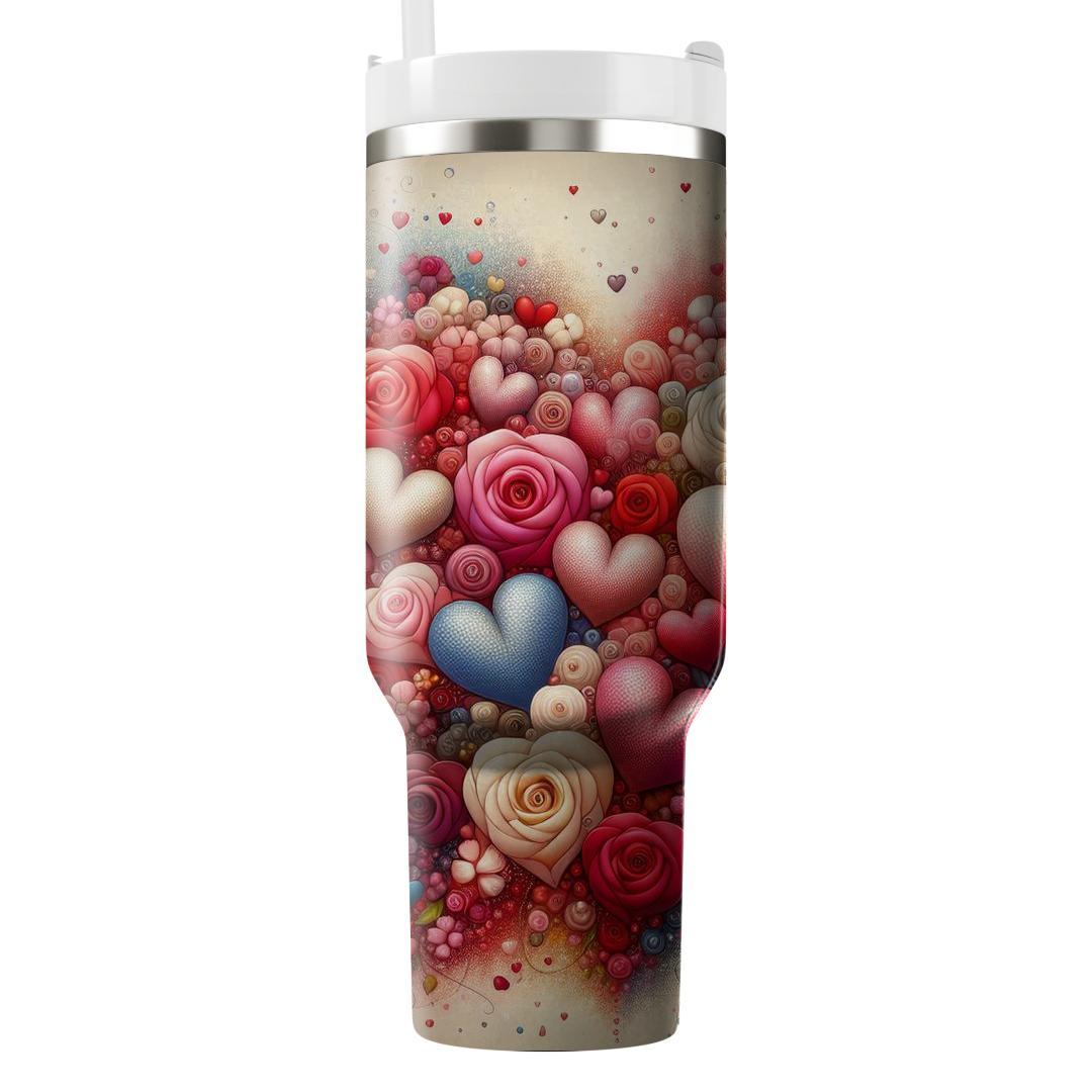 Reflections Of Love - Valentine’s Day  Tumblers With Lids