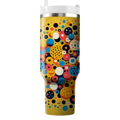 Sunny Day Polka Dots  Travel Tumblers