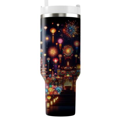 Wanderlust Of Lights - Global Festival Of Lights  Tumblers With Lids