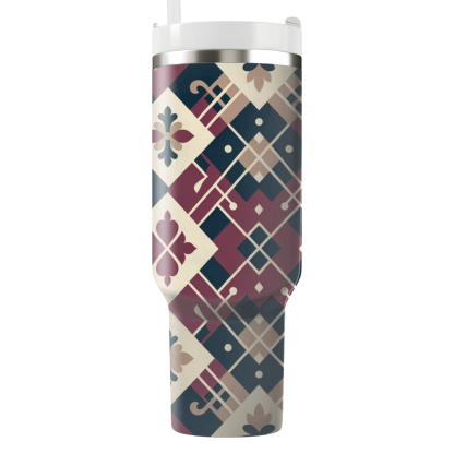 Classic Argyle Pattern  Custom Tumblers