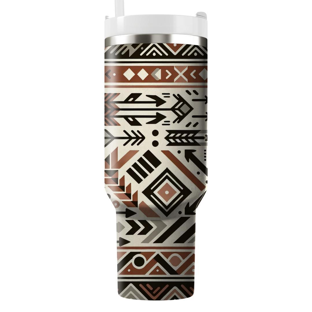 Tribal Arrow Path  Custom Tumblers
