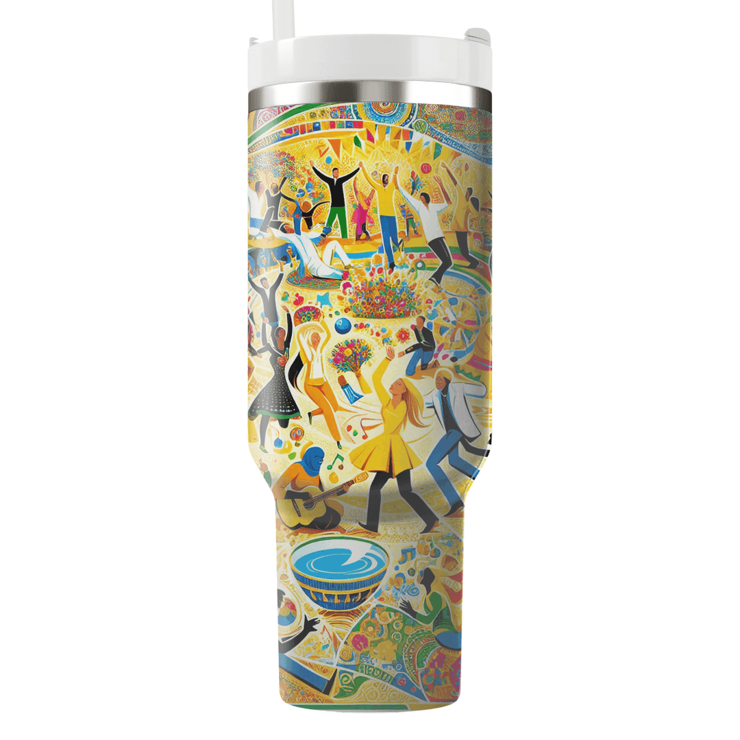 Reflections Of Culture - International Day Of Happiness  Custom Tumblers