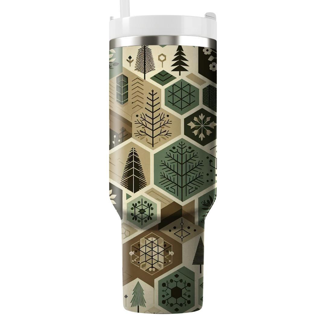 Hexagonal Forest Charm  Tumblers For Gifts