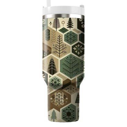 Hexagonal Forest Charm  Tumblers For Gifts