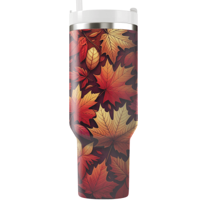 Autumn Maple Leaf  Personalized Tumblers