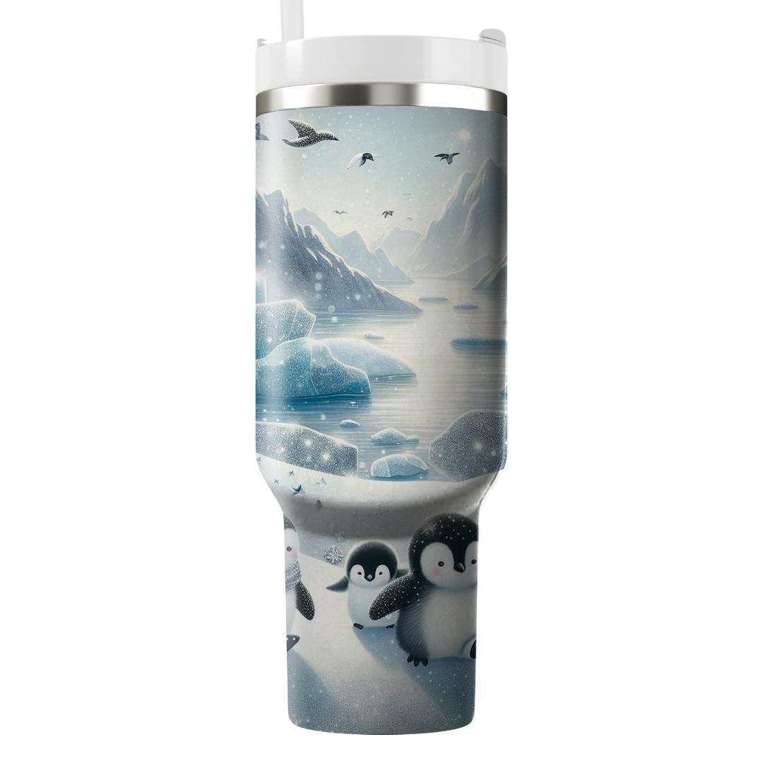 Enchanted Penguin Parade  Travel Tumblers