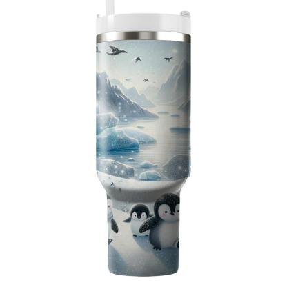 Enchanted Penguin Parade  Travel Tumblers