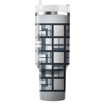Minimalist Geometric Grid  Tumblers For Gifts