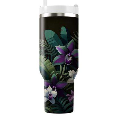 Rainforest Orchid Enchantment  Insulated Tumblers