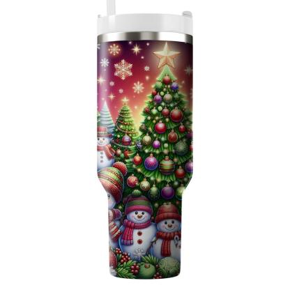 Winter Festive Nights  Travel Tumblers