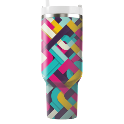 Gorgeous Geometric Flower Power  Custom Tumblers