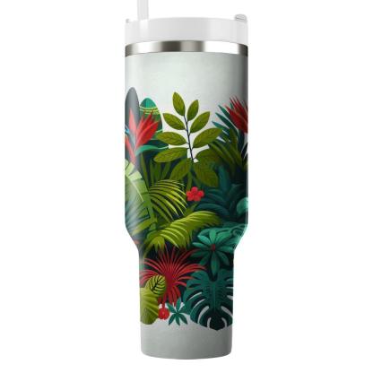 Summer Lush Oasis  Travel Tumblers