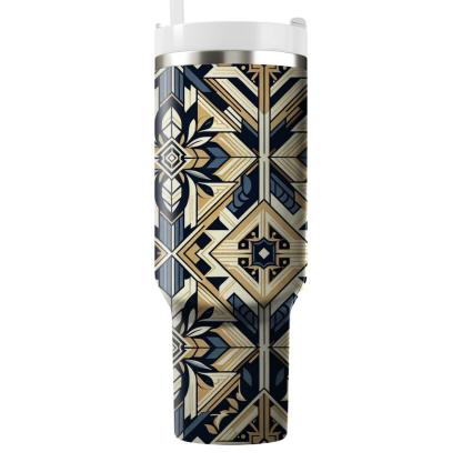Art Deco Geometric Bloom  Tumblers For Gifts
