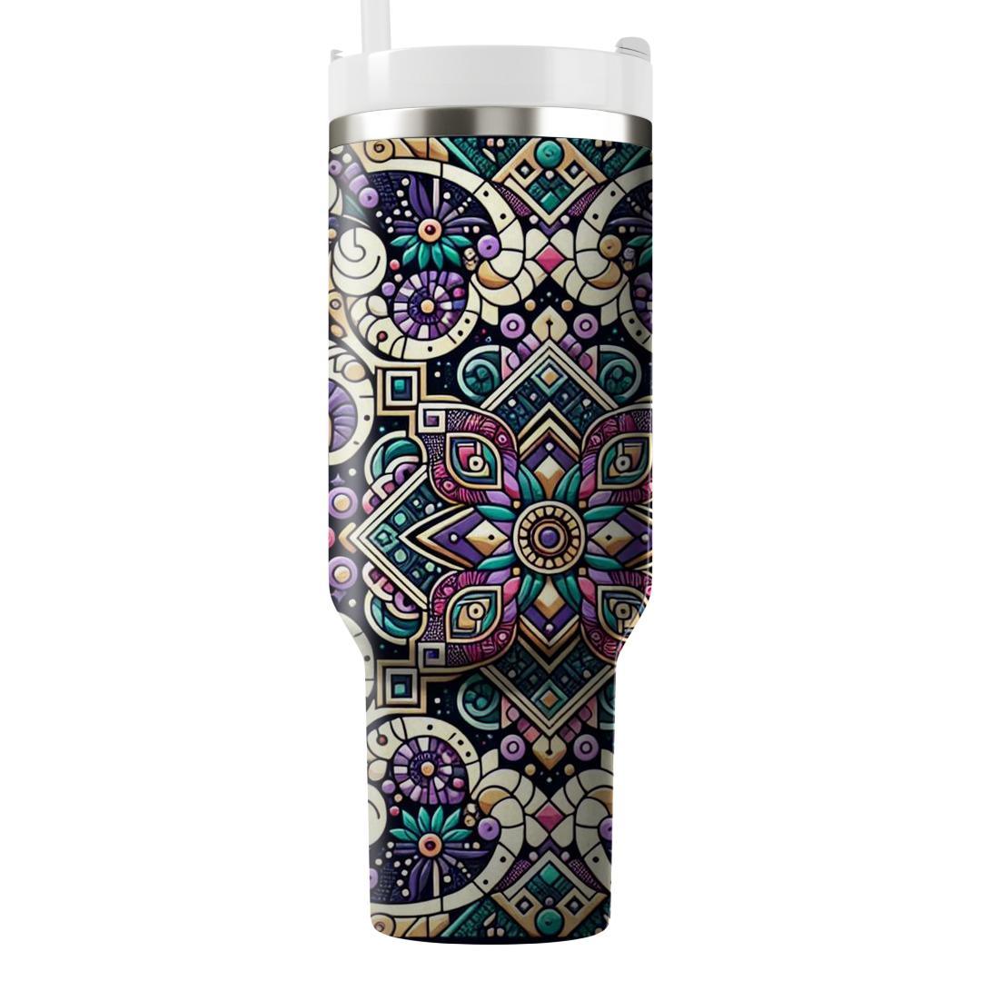 Bohemian Mosaic Delight  Custom Tumblers