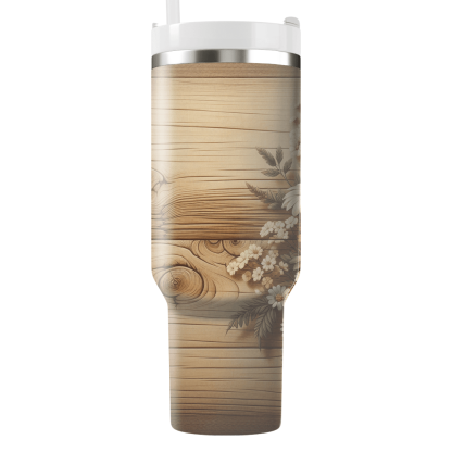 Rustic Daisy Meadow  Tumblers With Lids