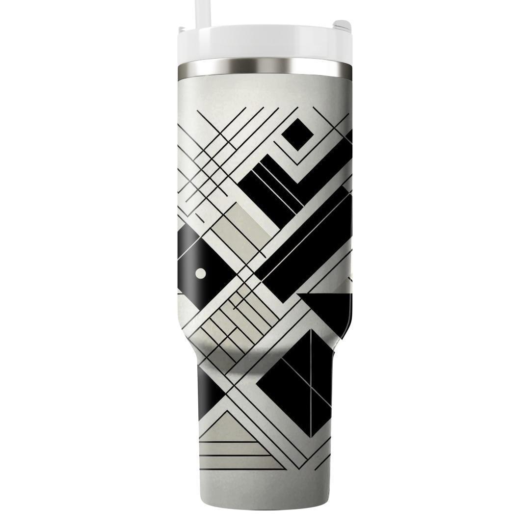 Minimalist Geometric Linework  Tumblers For Gifts