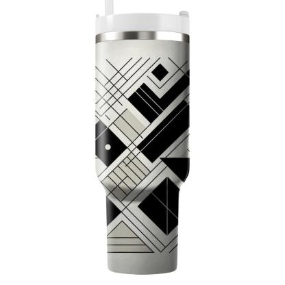 Minimalist Geometric Linework  Tumblers For Gifts
