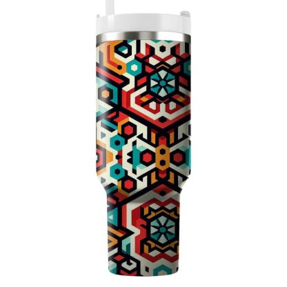 Hexagonal Kaleidoscope  Tumblers For Gifts