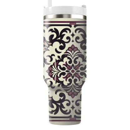 Elegant Baroque Flourish  Insulated Tumblers