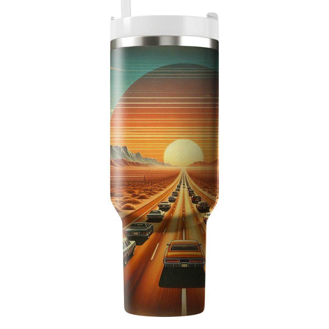 Highway Mirage  Unique Tumblers