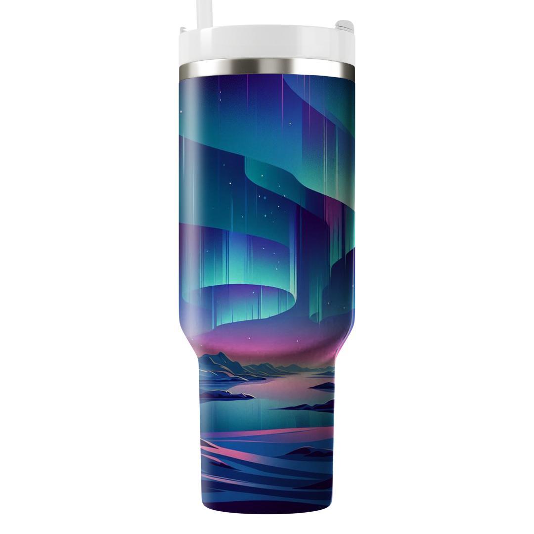 Winter Polar Symphony  Travel Tumblers