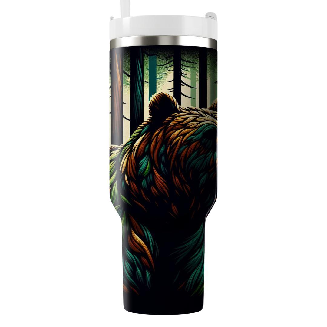 Mighty Bear Forest  Travel Tumblers