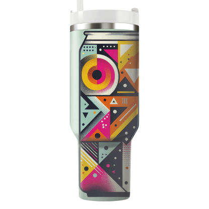 Funky Geometric Abstraction  Custom Tumblers