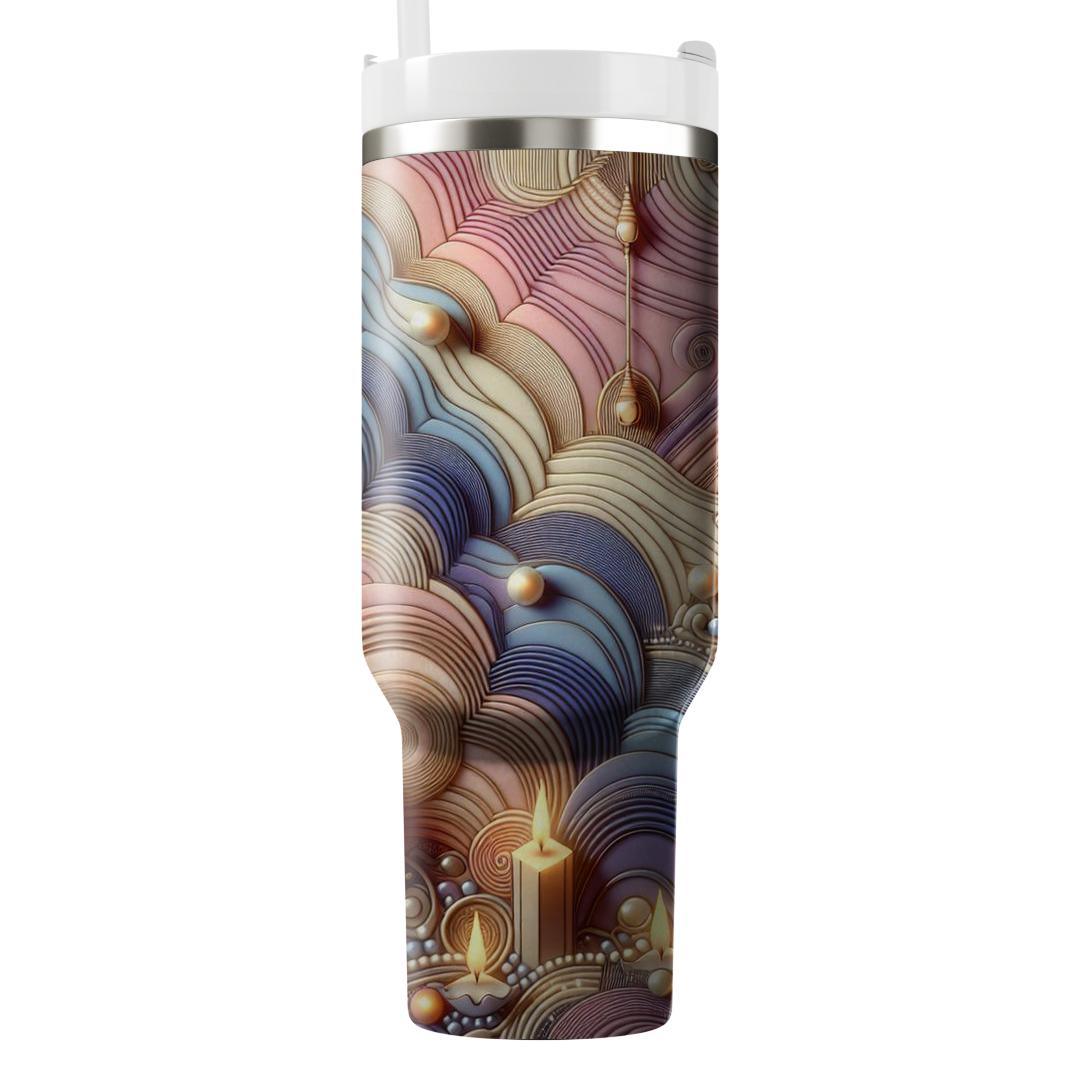 Harmony Of Light - Diwali Reflection  Tumblers With Lids