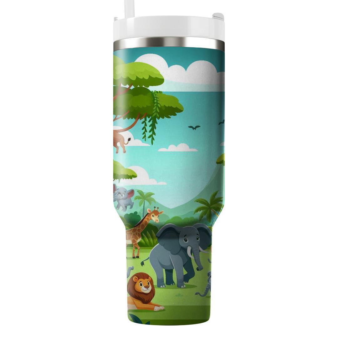 Lively Animal Safari  Travel Tumblers