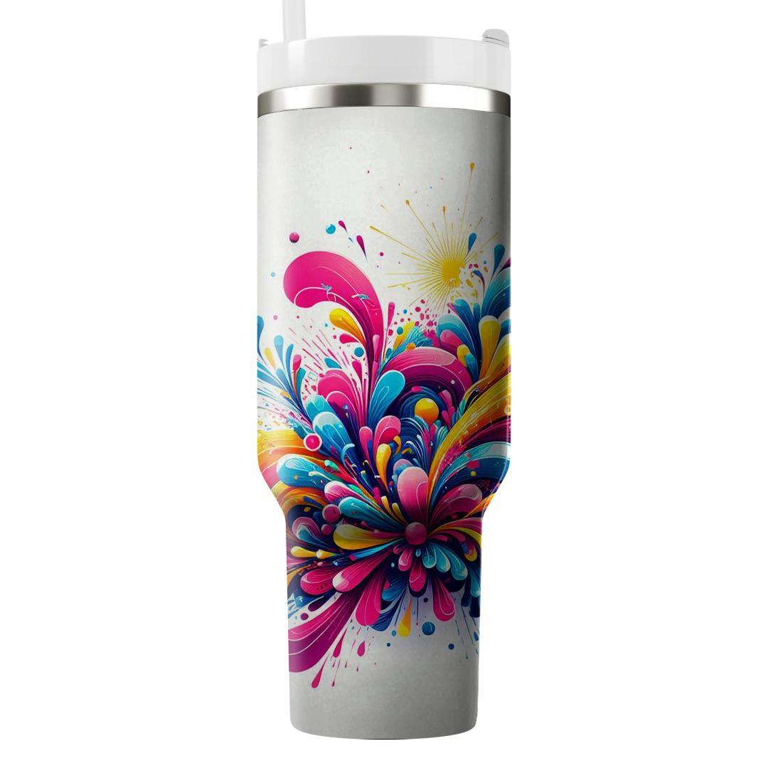 Celebration Of Colors - Holi Festival  Tumblers With Lids