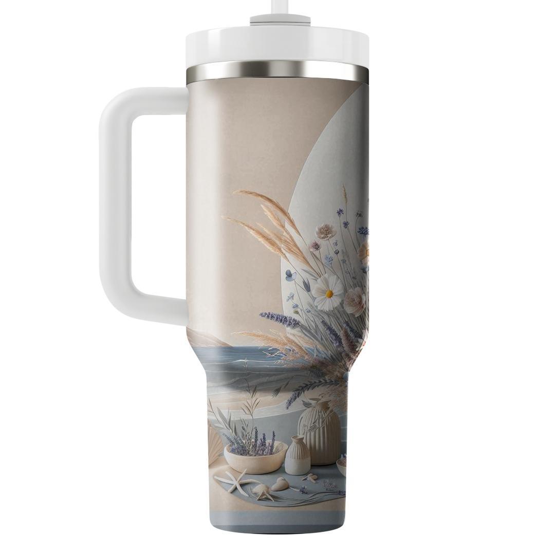 Coastal Blossom  Tumbler Cups