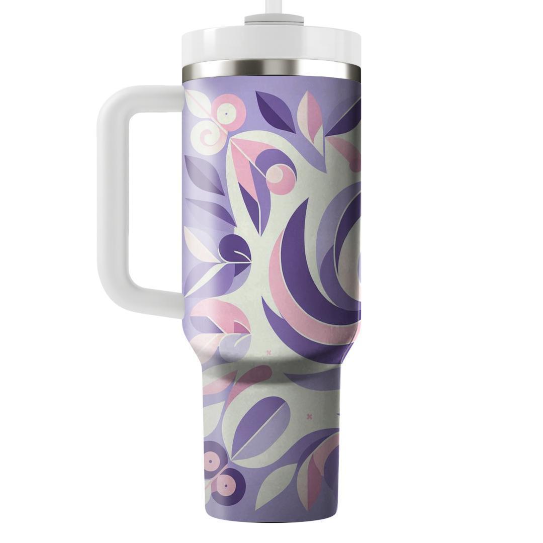 Whimsical Spiral Petals  Tumblers For Gifts
