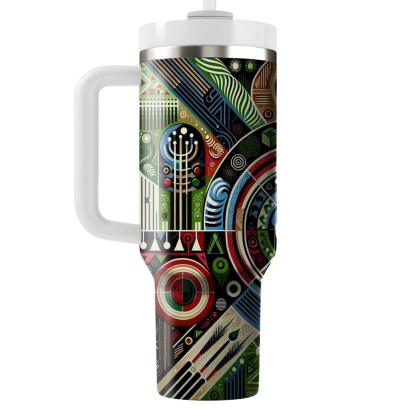 Abstract Reflections - Kwanzaa Celebrations  Tumblers With Lids