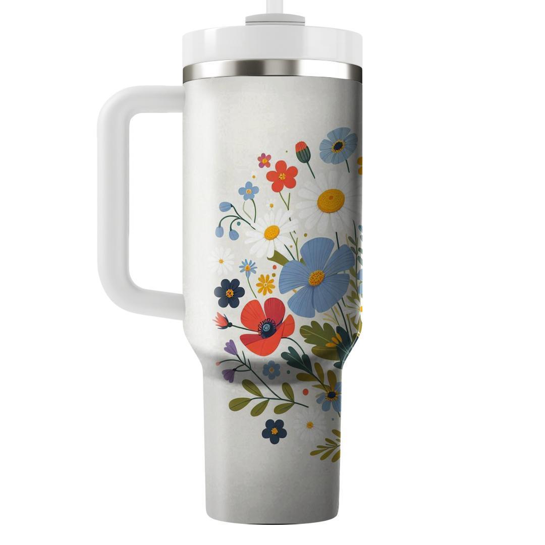 Charming Wildflower Mix  Insulated Tumblers