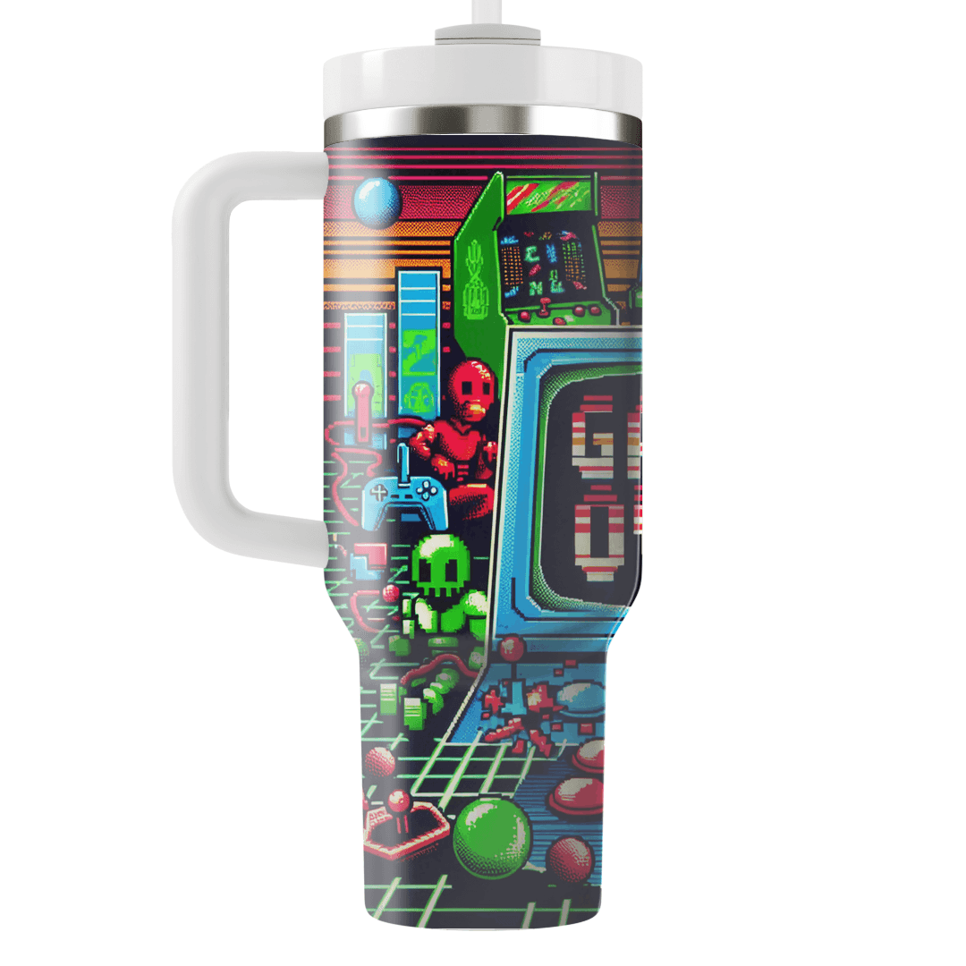 Retro Game Over Custom Tumblers