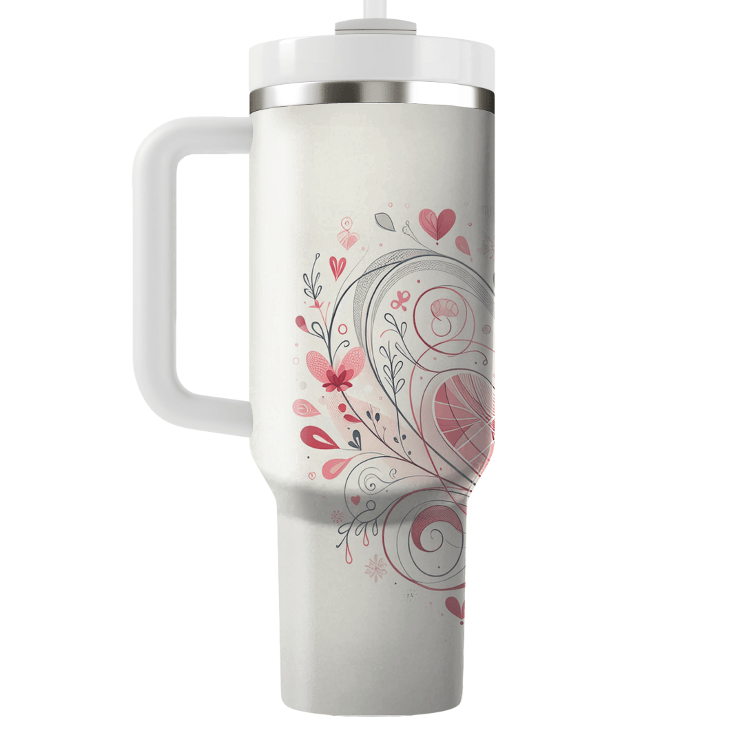 Harmony Of Hearts - Valentine’s Day  Decorative Tumblers