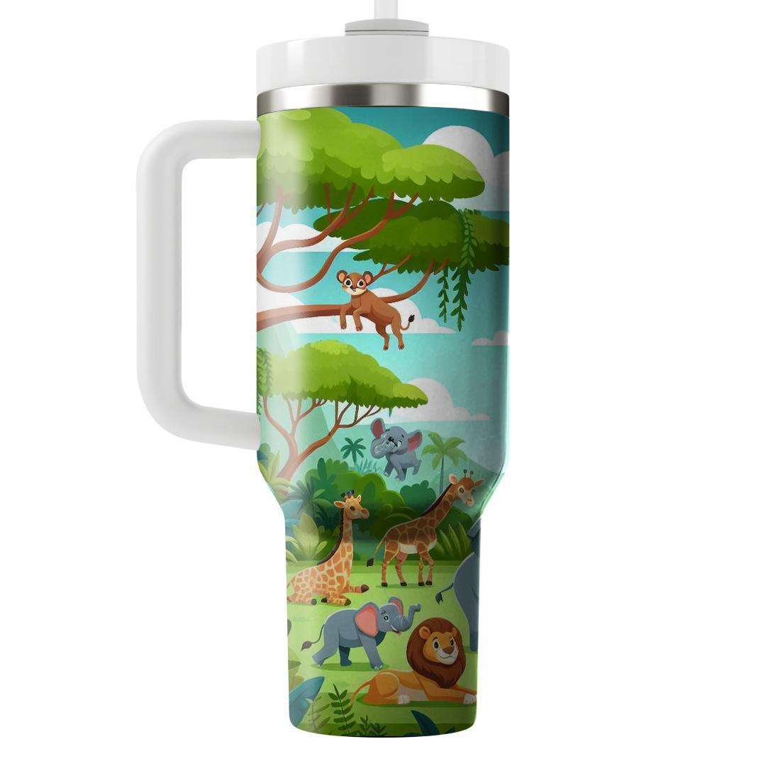 Lively Animal Safari  Travel Tumblers