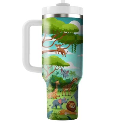 Lively Animal Safari  Travel Tumblers