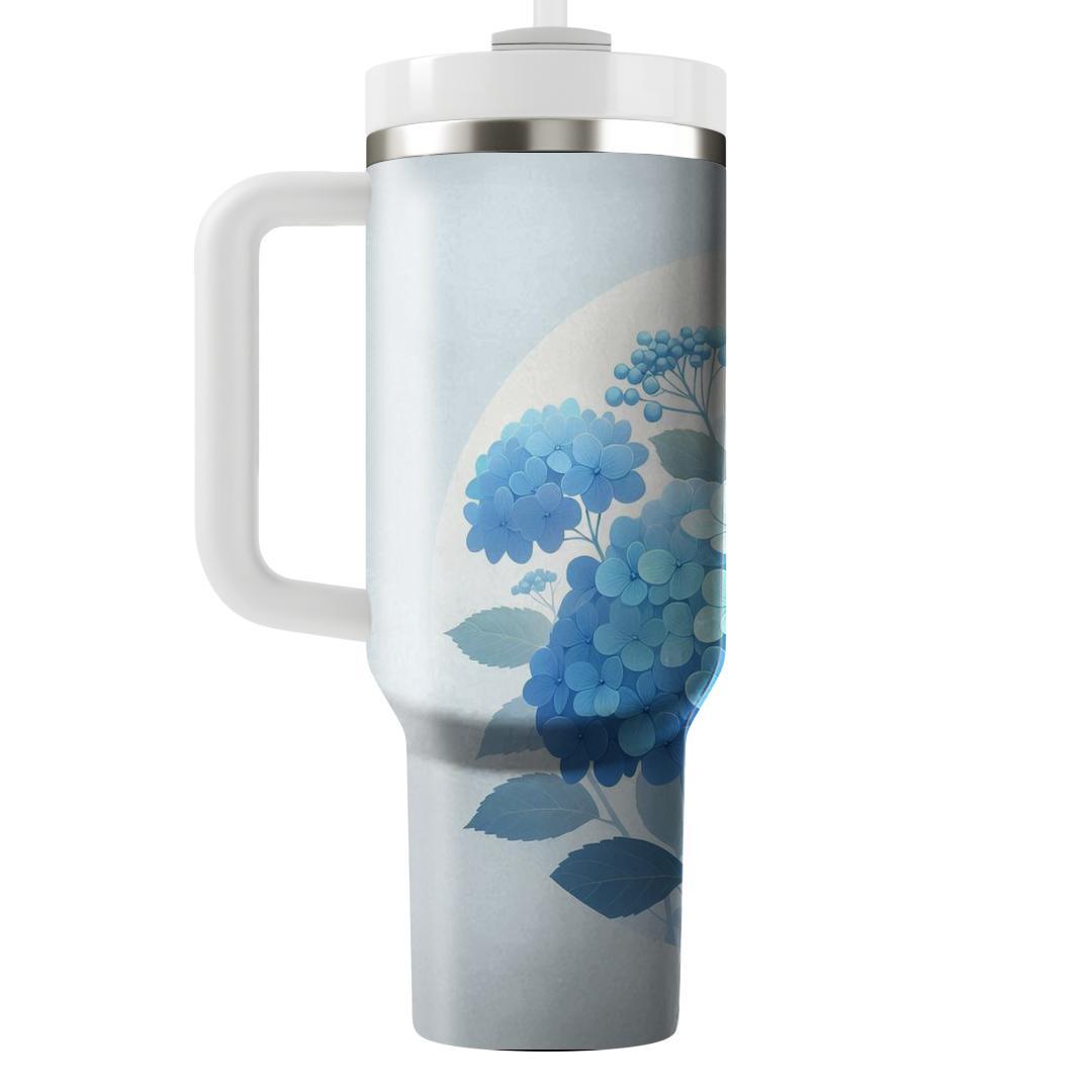 Dreamy Blue Hydrangea  Unique Tumblers